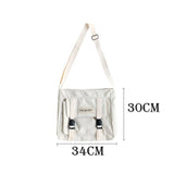 Waterproof Nylon Shoulder Bag Large Capacity Tote Handbag for Women