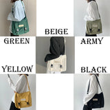 Waterproof Nylon Shoulder Bag Large Capacity Tote Handbag for Women