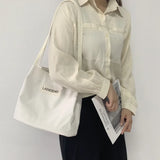 Waterproof Nylon Large Capacity Tote Shoulder Bag for Women