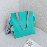 Vintage Canvas Tote Shoulder Bag Large Capacity Eco-friendly Women's Handbag