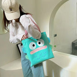 Vintage Canvas Tote Shoulder Bag Large Capacity Eco-friendly Women's Handbag