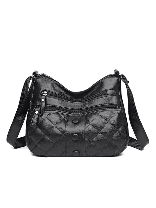 Women's Shoulder Bag PU Leather Tote Handbags Messenger Bags Vintage Bag