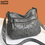 Women's Shoulder Bag PU Leather Tote Handbags Messenger Bags Vintage Bag