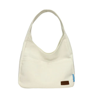 Canvas Messenger Handbags Solid School Crossbody Large Capacity Tote Shoulder Ba