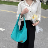 Canvas Messenger Handbags Solid School Crossbody Large Capacity Tote Shoulder Ba