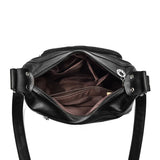 Women's Soft Leather Crossbody Sling Bag with Multi-Layer Pocket