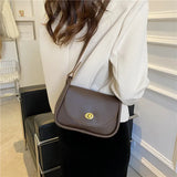 Retro Small Shoulder Bag for Women Winter Casual Crossbody Bag
