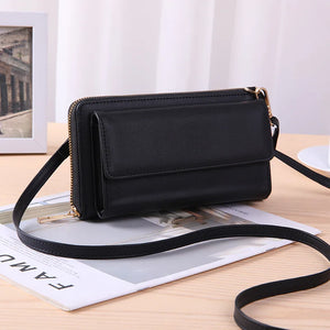 Women's Crossbody Handbag Solid Daily Clutch Touch Screen Phone Wallet