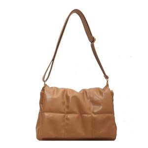 Embroidered Square Shoulder Bag Retro Style Winter
