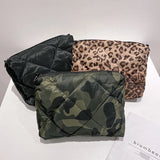 Women's Leopard Shoulder Bag Lightweight Crossbody Camouflage Nylon Bag