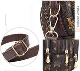 Women's Three-Layer Messenger Bag Large Capacity Handbag
