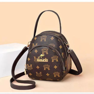 Women's Three-Layer Messenger Bag Large Capacity Handbag