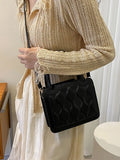 Women's Contrast Shoulder Crossbody Bag Top Handle Handbag