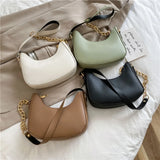 Soft Leather Handbag Purse Shoulder Bag Small Top-Handle Bag