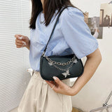 Women's Butterfly Handbags Chain Shoulder Bag Small Purse