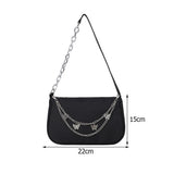 Women's Butterfly Handbags Chain Shoulder Bag Small Purse