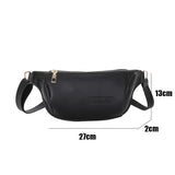 Women's Leather Waist Belt Bag Bananas Handbag