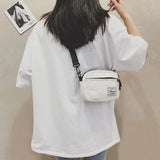 Harajuku Style Shoulder Pack Unisex Crossbody Bag Square Handbag