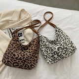 Leopard Print Shoulder Bag Large Capacity Handbag