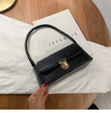 Stone Pattern Handheld Shoulder Bag Underarm Bag