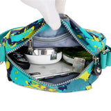 Women's Nylon Shoulder Bag Small Square Backpack
