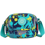 Women's Nylon Shoulder Bag Small Square Backpack
