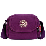 Women's Nylon Shoulder Bag Small Square Backpack