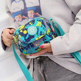 Women's Nylon Shoulder Bag Small Square Backpack
