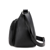 Women's Light Weight Crossbody Bag Casual Messenger Solid PU Leather Shoulder Ba