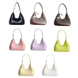 Small Shoulder Bag PU Leather Casual Hobos Underarm Top Handle Bag