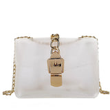 Summer Flow Transparent Jelly Crossbody Bag for Women