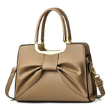 Bow Women's Handbags Large-capacity Mother Shoulder Bag