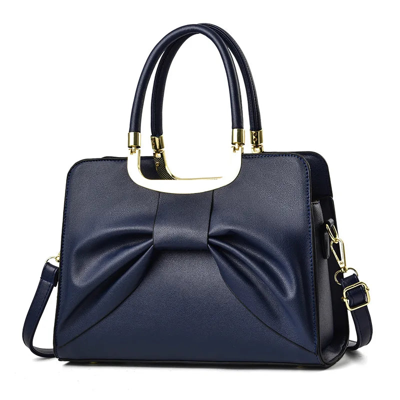 Bow Women's Handbags Large-capacity Mother Shoulder Bag