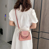 Net Red Portable Small Square Bag Messenger Bag