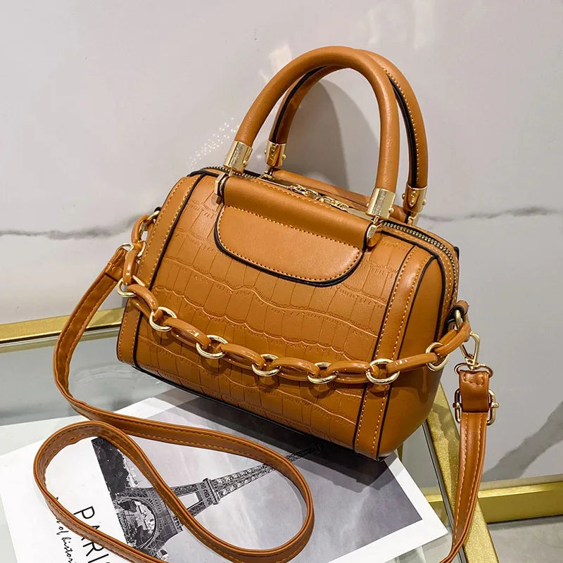 Women's Large Capacity Boston Bag Retro Shoulder Messenger Pillow Hot