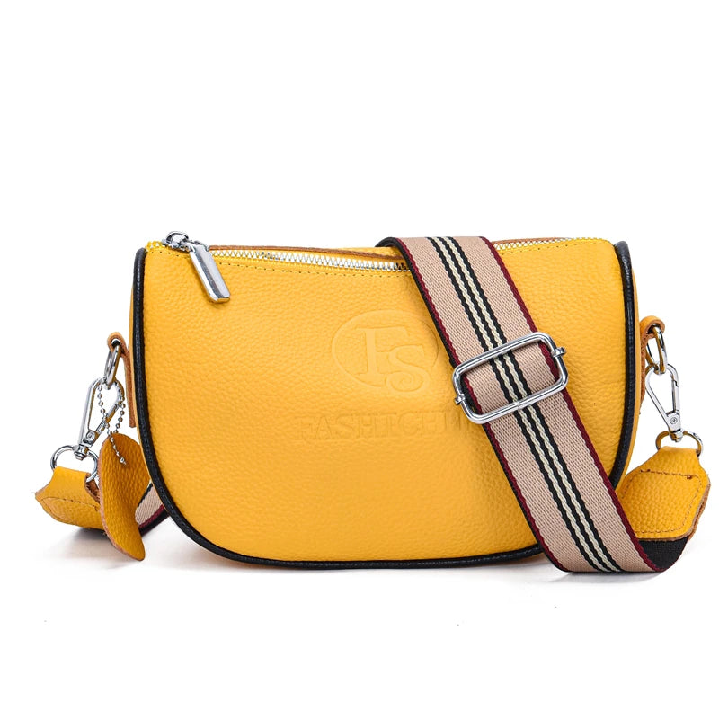 Women's Messenger Bags Leather Shoulder High Korea Bags