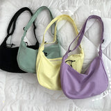 Women's Bags Artistic Shoulder Plain Cross-body Dumpling Clear Commuter College