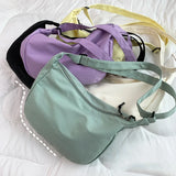 Women's Bags Artistic Shoulder Plain Cross-body Dumpling Clear Commuter College