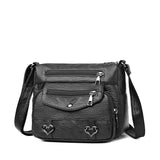 Autumn Retro Leather Shoulder Bag Large Capacity Messenger Bag