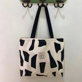 Canvas Tote Bag Large Capacity Harajuku Print Shoulder Bag