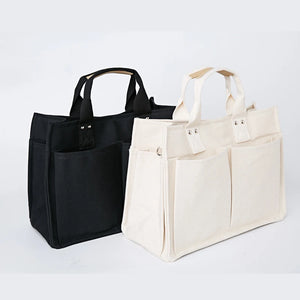 Canvas Female Handbags Ladies Middle Bag Shoulder Bag