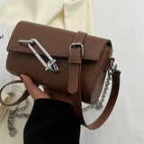 Women's Crossbody Bag Small Square Handbag Chain Messenger Bag