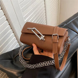 Women's Crossbody Bag Small Square Handbag Chain Messenger Bag