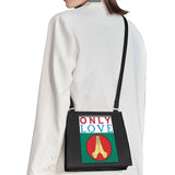 Women's Hand Pattern Printing Shoulder Bag