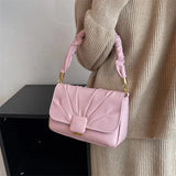 Casual Shoulder Bag with Lock Catch, Women's Totes Messenger Bag