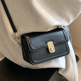 Women's PU Leather Shoulder Bag Messenger Bag Small Square Crossbody Bag