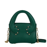 Leather Crossbody Bag Shoulder Travel Handbag Small Square Messenger Bag