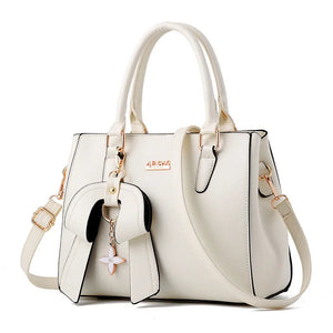 Leather Tote Bag for Women Large Capacity Retro Handbag