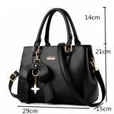 Leather Tote Bag for Women Large Capacity Retro Handbag