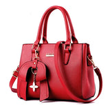 Leather Tote Bag for Women Large Capacity Retro Handbag
